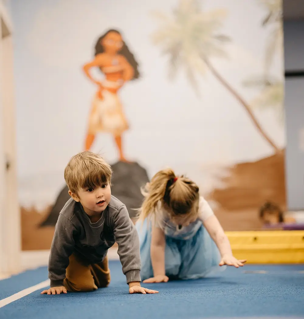 kids doing gymnastics