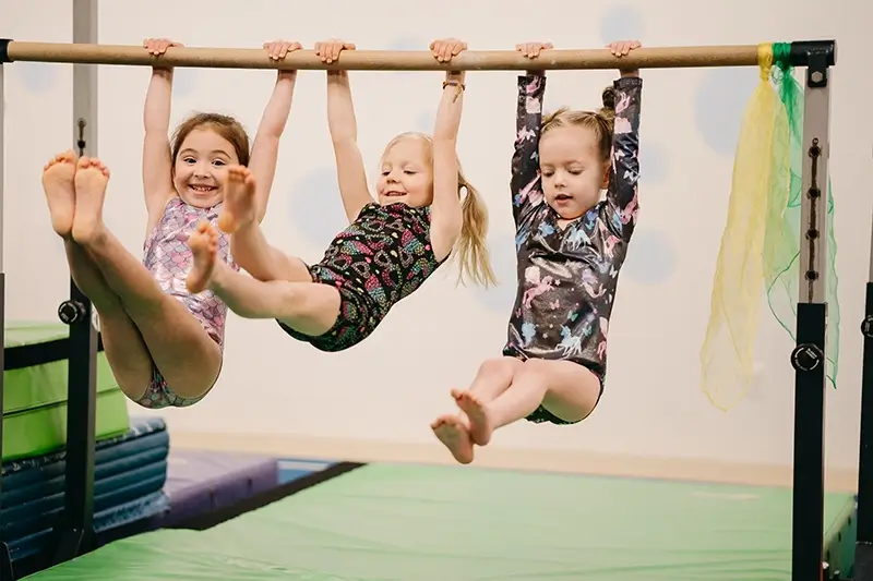 kids doing gymnastics