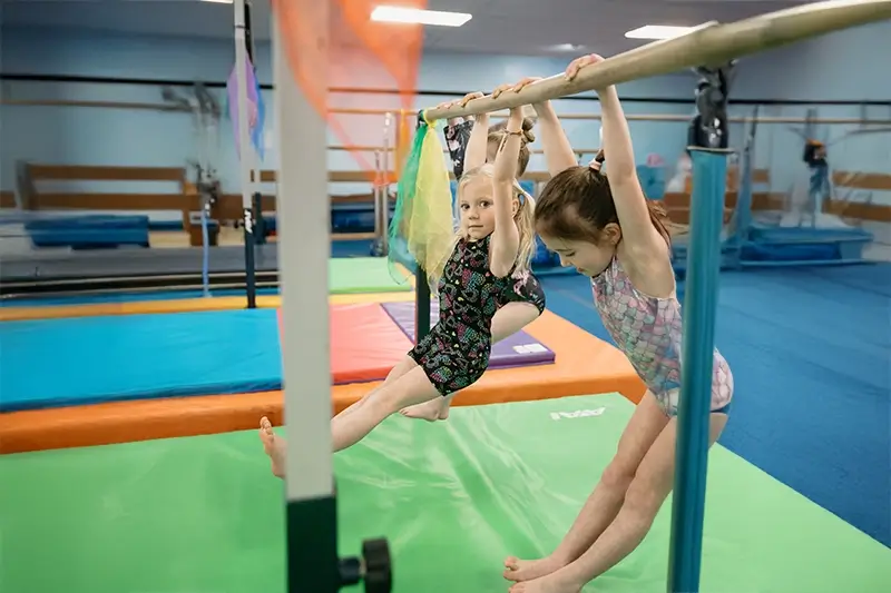 kids doing gymnastics