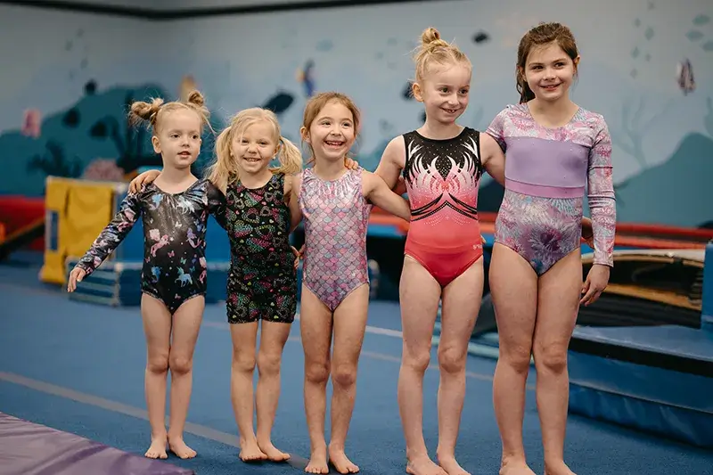 girls gymnastic team